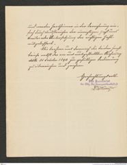 k.k. naturhistorisches Hofmuseum, Intendanzakten 1885-1896 (Hauer), Aktenzahl Z.695/1890, Seite 2